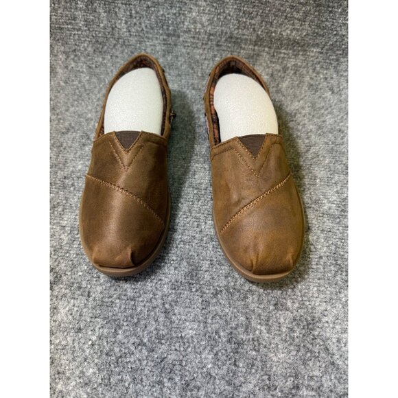 Bobs By Skechers Womens Brown Memory Foam Slip-On Flats Size 6.5 - Picture 11 of 16